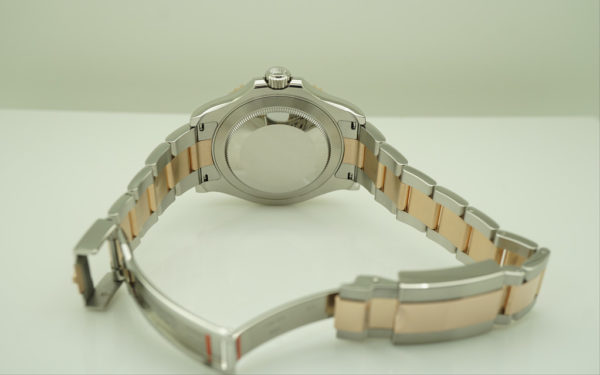 Rolex 116621 YACHTMASTER 18K ROSE GOLD STEEL BLACK DIAL 40MM WARRANTY FULL SET - Image 8