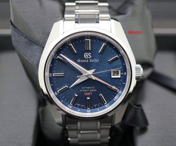GRAND SEIKO SBGJ235 BOUTIQUE LIMITED EDITION AUTO Hi-Beat GMT BLUE DIAL WARRANTY