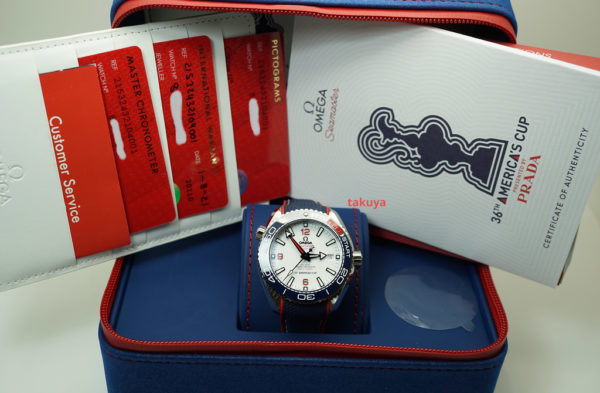 BRAND NEW Omega SEAMASTER PLANET OCEAN AMERICA's CUP LIMITED EDITION 2021 FULL SET - Image 2