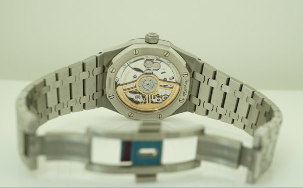 MINT Audemars PIGUET ROYAL OAK 15500 BOUTIQUE BLUE DIAL 41MM WARRANTY FULL SET - Image 9