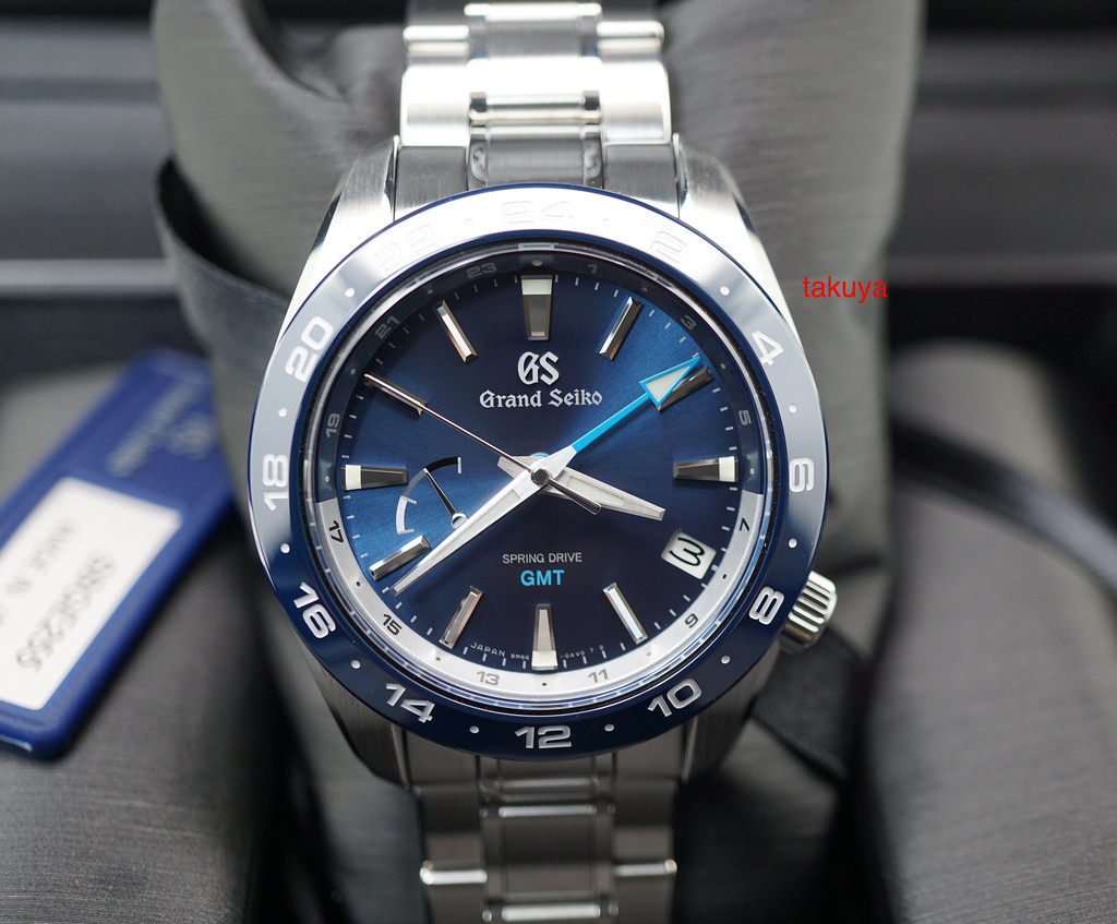 BRAND NEW Grand Seiko SPORT COLLECTION SPRING DRIVE GMT SBGE255 BLUE