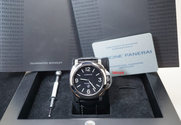 Panerai PAM 000 LUMINOR BASE MODEL STAINLESS STEEL R SERIES 44MM BOX PAPERS - Image 2
