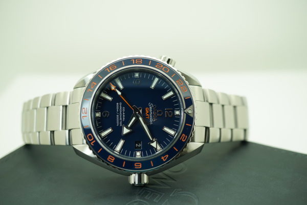 Omega SEAMASTER PLANET OCEAN 600M GMT GOODPLANET BLUE DIAL SERVICED FULL SET - Image 10