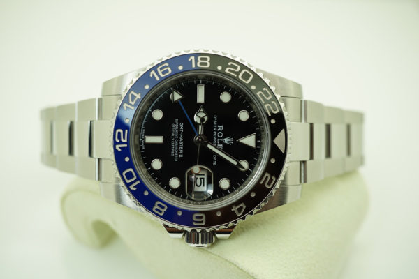 Rolex 116710BLNR GMT MASTER II BLACK BLUE BATMAN 2016 WARRANTY FULL SET - Image 9