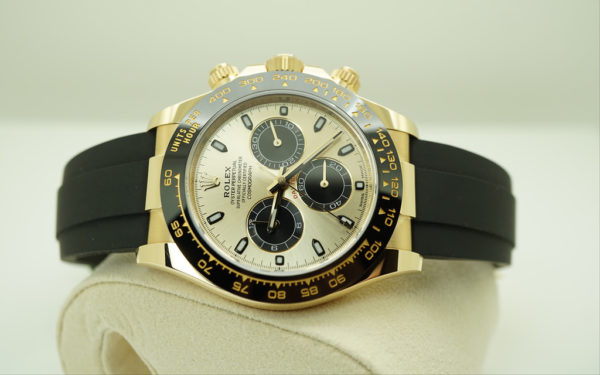 BRAND NEW Rolex 116518LN YELLOW GOLD DAYTONA OYSTERFLEX CHAMPAGNE DIAL 2020 FULL SET - Image 8