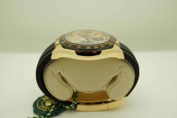 BRAND NEW Rolex 116518LN YELLOW GOLD DAYTONA OYSTERFLEX CHAMPAGNE DIAL 2020 FULL SET - Image 4