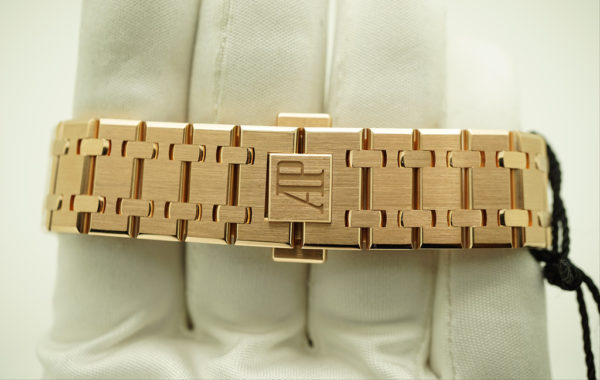 BRAND NEW Audemars PIGUET ROYAL OAK LADIES ROSE GOLD DIAMOND 67651OR 33MM FULL SET - Image 7