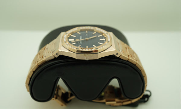 BRAND NEW Audemars PIGUET ROYAL OAK LADIES ROSE GOLD DIAMOND 67651OR 33MM FULL SET - Image 4