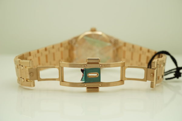 BRAND NEW Audemars PIGUET ROYAL OAK LADIES ROSE GOLD DIAMOND 67651OR 33MM FULL SET - Image 8