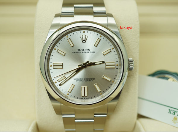 BRAND NEW Rolex 124300 OYSTER PERPETUAL SILVER DIAL 41MM 2020 RELEASE FULL SET