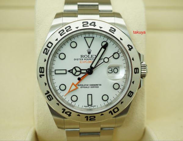 Rolex 216570 EXPLORER 2 POLAR WHITE DIAL 42MM 2020 WARRANTY FULL SET