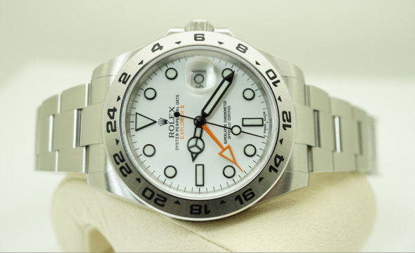 Rolex 216570 EXPLORER 2 POLAR WHITE DIAL 42MM 2020 WARRANTY FULL SET - Image 10