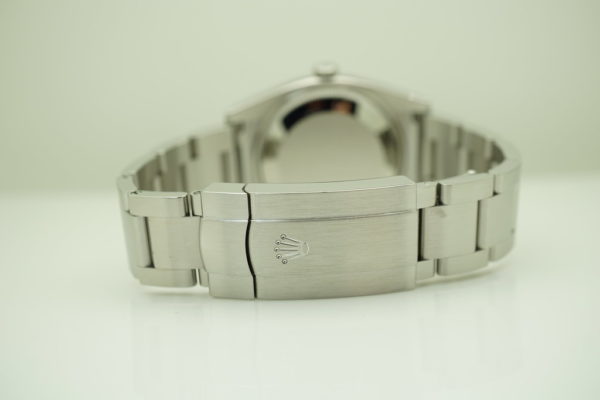 Rolex 114200 OYSTER PERPETUAL 34MM WHITE STICKS DIAL 2019 WARRANTY COMPLETE SET - Image 7