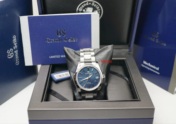 BRAND NEW GRAND SEIKO Four Seasons Fall HI-BEAT SBGH273 DARK BLUE DIAL FULL SET - Image 2