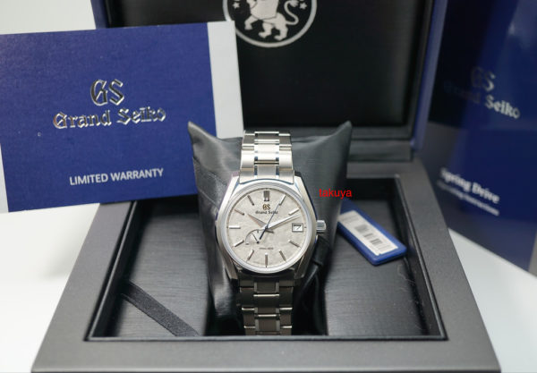 BRAND NEW Grand Seiko SPRING DRIVE TITANIUM SBGA415 Winter COMPLETE SET - Image 2