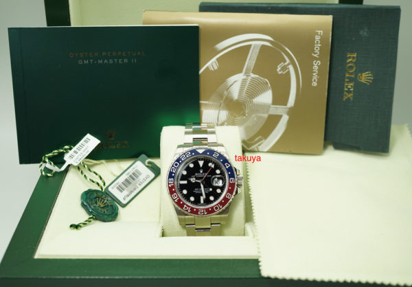 Rolex 116719BLRO 18K WHITE GOLD GMT MASTER II PEPSI RED BLUE CERAMIC BEZEL 40MM - Image 2