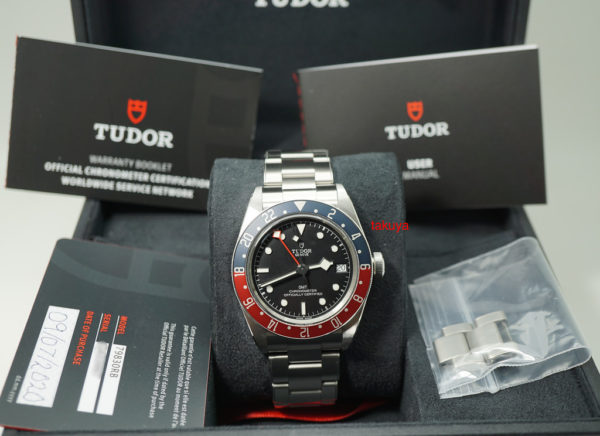 Tudor 79830RB BLACK BAY GMT PEPSI RED BLUE BEZEL BRACELET 2020 WARRANTY - Image 2
