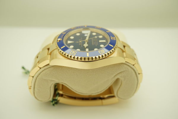 BRAND NEW Rolex 116618LB SUBMARINER YELLOW GOLD SUNBURST BLUE DIAL 2020 FULL SET - Image 3