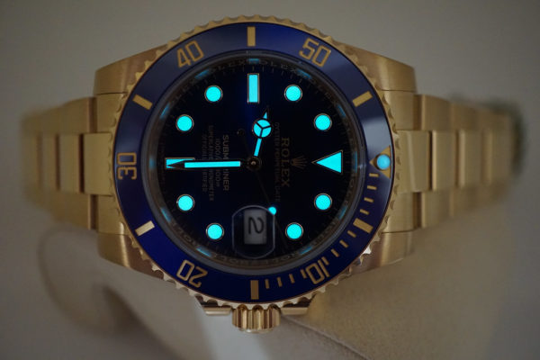 BRAND NEW Rolex 116618LB SUBMARINER YELLOW GOLD SUNBURST BLUE DIAL 2020 FULL SET - Image 10