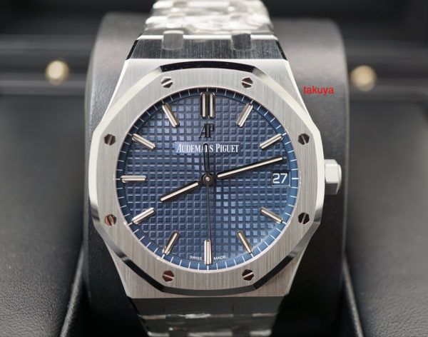 BRAND NEW Audemars PIGUET ROYAL OAK 15500ST BOUTIQUE BLUE DIAL 41MM 2020 FULL SET