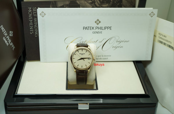 Patek PHILIPPE 5227J YELLOW GOLD CALATRAVA IVORY DIAL 39MM 2020 FULL SET - Image 2
