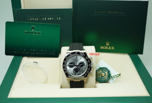 BRAND NEW Rolex 116519LN DAYTONA 18K WG CERAMIC BEZEL OYSTERFLEX 2020 COMPLETE SET - Image 2