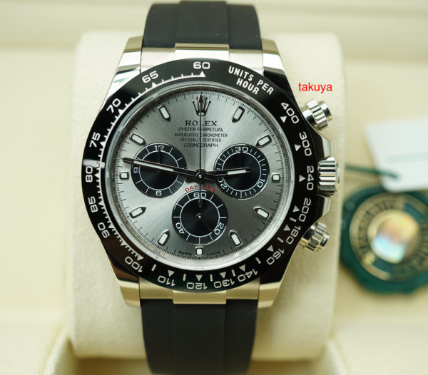 BRAND NEW Rolex 116519LN DAYTONA 18K WG CERAMIC BEZEL OYSTERFLEX 2020 COMPLETE SET