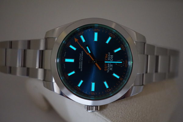 BRAND NEW Rolex 116400GV MILGAUSS Z BLUE DIAL RANDOM SERIAL 2020 WARRANTY FULL SET - Image 10