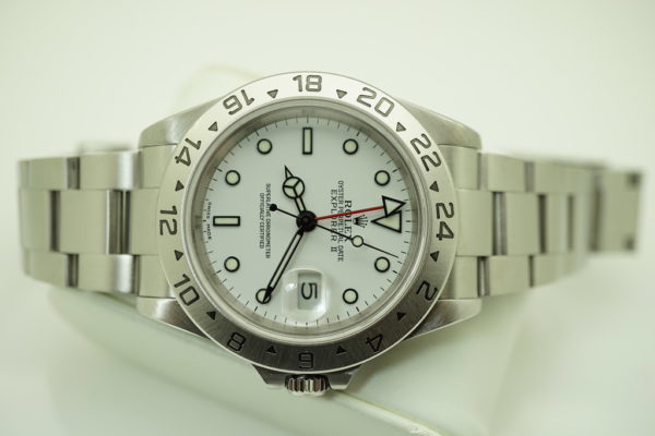 Rolex 16570 EXPLORER 2 40MM POLAR DIAL K SERIAL RSC SERVICED - Image 10