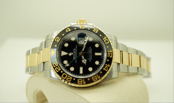 Rolex 116713LN GMT MASTER II CERAMIC 18K YG STEEL 2018 WARRANTY FULL SET - Image 9