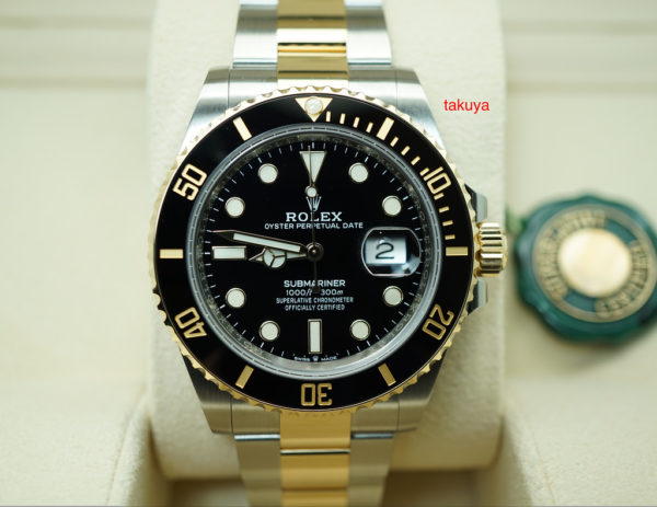 BRAND NEW Rolex 126613LN SUBMARINER CERAMIC 18K YG STEEL BLACK DIAL 41MM 2020 MODEL