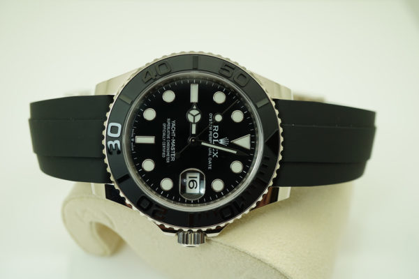 MINT Rolex 226659 YACHTMASTER 18K WHITE GOLD OYSTERFLEX 42MM 2020 FULL SET - Image 7