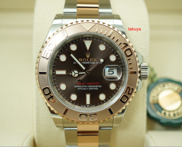 BRAND NEW Rolex 126621 YACHTMASTER ROSE GOLD STEEL CHOCOLATE DIAL 40MM 2020 FULL SET