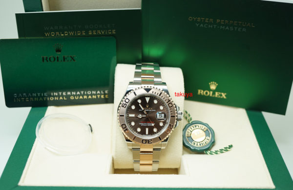 BRAND NEW Rolex 126621 YACHTMASTER ROSE GOLD STEEL CHOCOLATE DIAL 40MM 2020 FULL SET - Image 2