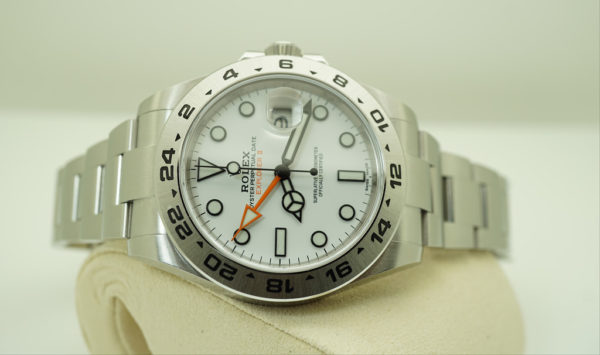 Rolex 216570 EXPLORER 2 POLAR WHITE DIAL 42MM 2019 WARRANTY FULL SET - Image 10