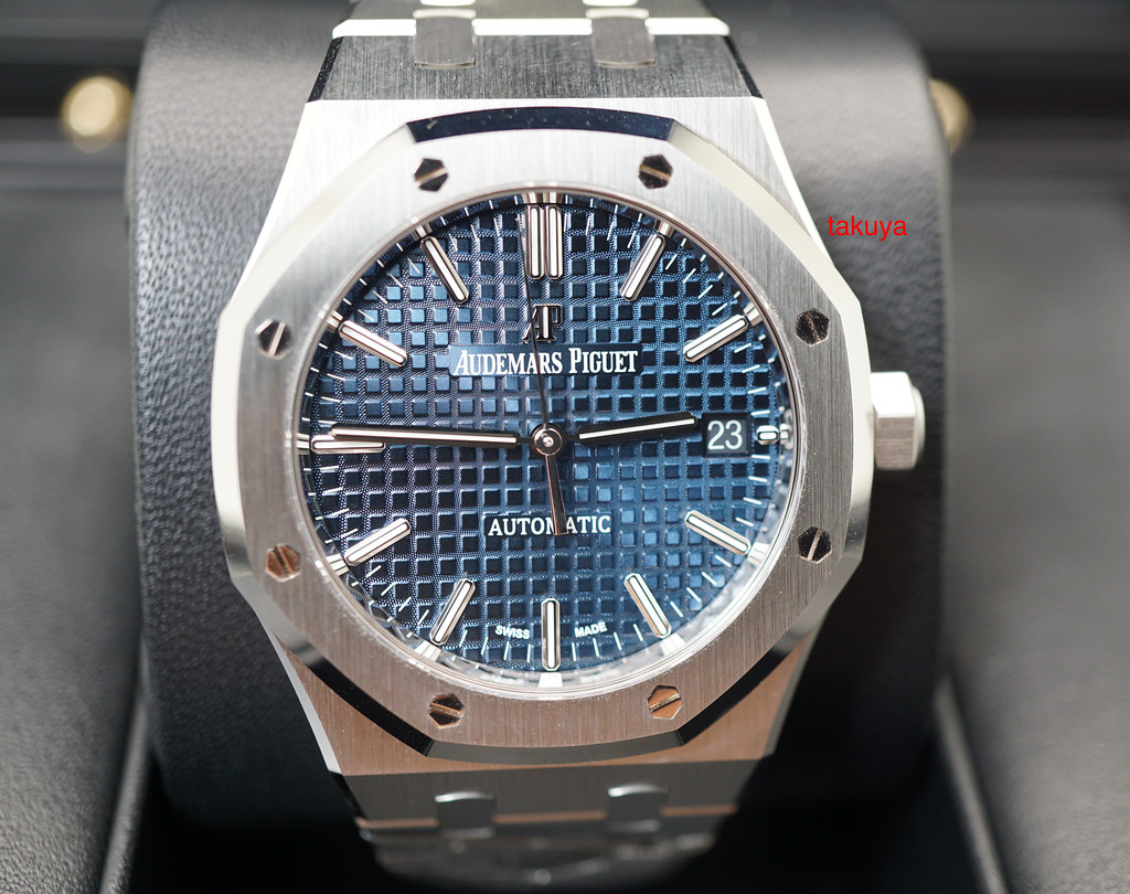 BRAND NEW Audemars PIGUET ROYAL OAK 15450ST BOUTIQUE BLUE DIAL 37MM 2020 FULL SET Takuya Watches