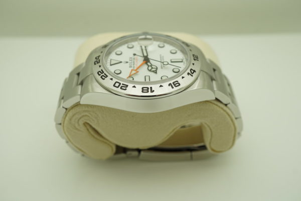 Rolex 216570 EXPLORER 2 POLAR WHITE DIAL 42MM 2019 WARRANTY FULL SET - Image 4