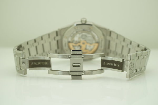 Audemars PIGUET ROYAL OAK JUMBO ULTRA THIN 15202ST BLUE DIAL WARRANTY FULL SET - Image 8