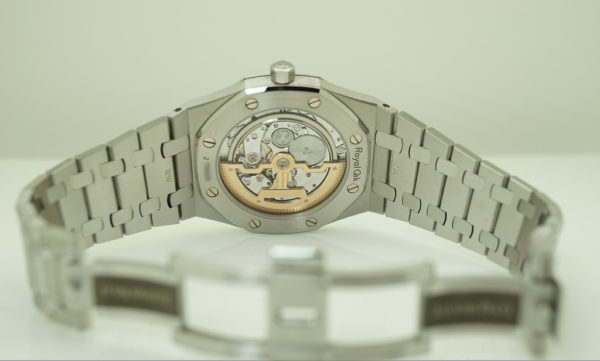 Audemars PIGUET ROYAL OAK JUMBO ULTRA THIN 15202ST BLUE DIAL WARRANTY FULL SET - Image 9