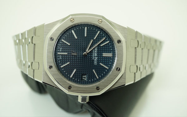 Audemars PIGUET ROYAL OAK JUMBO ULTRA THIN 15202ST BLUE DIAL WARRANTY FULL SET - Image 10