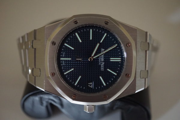 Audemars PIGUET ROYAL OAK JUMBO ULTRA THIN 15202ST BLUE DIAL WARRANTY FULL SET - Image 12
