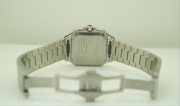 Cartier SANTOS DE CARTIER MEDIUM MODEL AUTOMATIC STEEL 2020 WARRANTY FULL SET - Image 8
