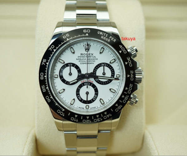 Rolex 116500 COSMOGRAPH DAYTONA CERAMIC BEZEL WHITE DIAL 2019 WARRANTY FULL SET