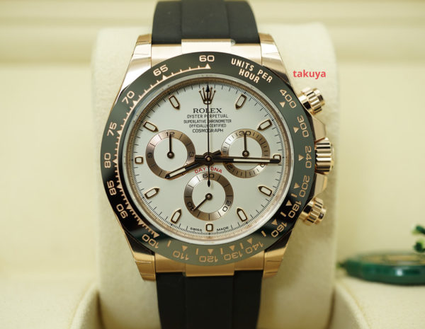 BRAND NEW Rolex 116515LN ROSE GOLD DAYTONA OYSTERFLEX IVORY DIAL 2020 FULL SET