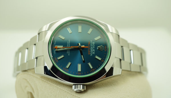 MINT Rolex 116400GV MILGAUSS Z BLUE DIAL RANDOM SERIAL 2020 WARRANTY FULL SET - Image 9
