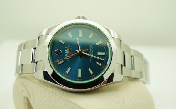 MINT Rolex 116400GV MILGAUSS Z BLUE DIAL RANDOM SERIAL 2020 WARRANTY FULL SET - Image 10