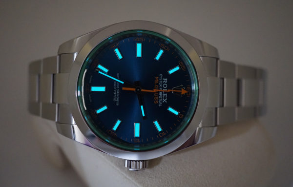 MINT Rolex 116400GV MILGAUSS Z BLUE DIAL RANDOM SERIAL 2020 WARRANTY FULL SET - Image 11