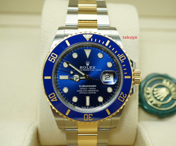 BRAND NEW Rolex 126613LB SUBMARINER 18K YELLOW GOLD STEEL BLUE DIAL 41MM 2020 MODEL