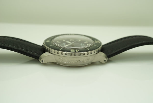 MINT Blancpain FIFTY FATHOMS BLACK DIAL TITANIUM 45MM 2020 WARRANTY FULL SET - Image 4
