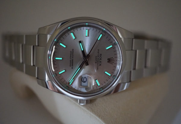 MINT Rolex 115200 OYSTER PERPETUAL DATE 34MM SILVER STICK DIAL 2020 FULL SET - Image 11